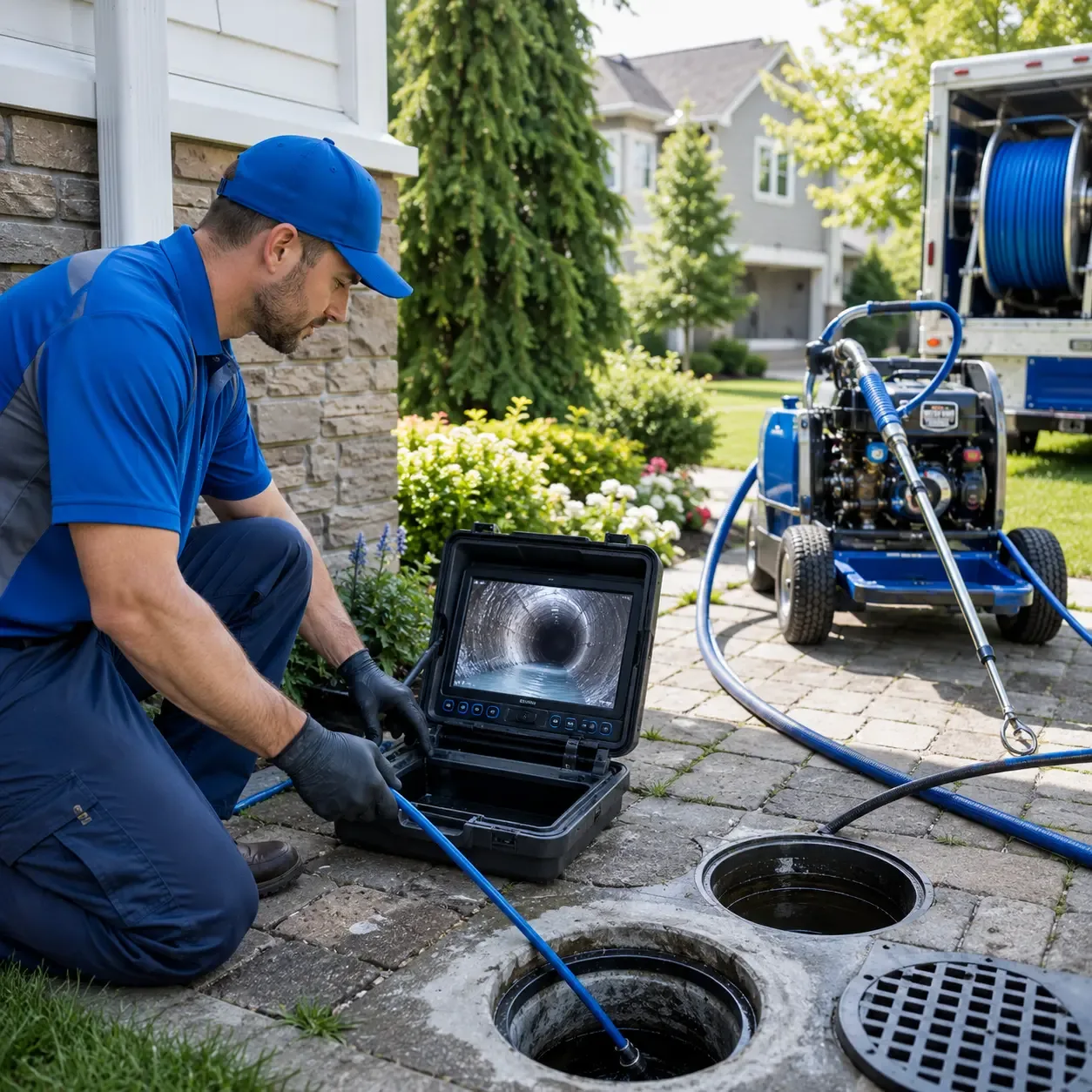 Outdoor drain cleaning professionals serving Dodgeville, MI